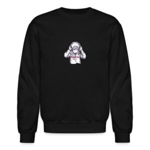 aspie Hoods Up, Volume Down, Lights Out Unisex Crewneck Sweatshirt