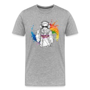 Autism Awareness Hoods Up Volume Down Lights Out 7 Men's Premium Organic T-Shirt