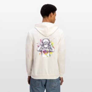 Autism Acceptance Hoods Up Volume Down Lights Out5  Bella + Canvas Unisex Full Zip Hoodie
