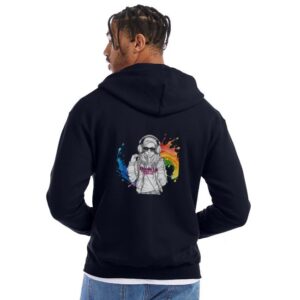 Autism Awareness Hoods Up Volume Down Lights Out 7 Champion Unisex Full Zip Hoodie