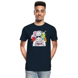 Autism Acceptance Hoods Up Volume Down Lights Out4 Men's Premium Organic T-Shirt