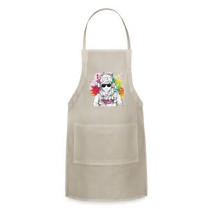 Hoods Up, Volume Down, Lights Out Design #5 Adjustable Apron