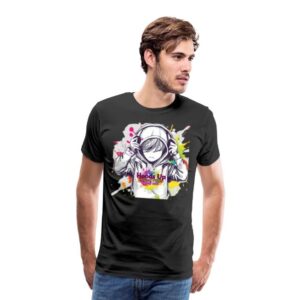 Hoods Up, Volume Down, Lights Out Design #3 Men's Premium T-Shirt