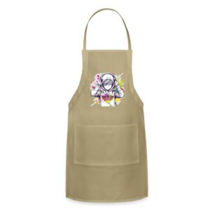 Hoods Up, Volume Down, Lights Out Design #3 Adjustable Apron