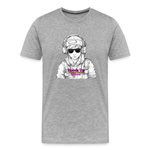 Autism Acceptance Hoods Up Volume Down Lights Out2 Men's Premium Organic T-Shirt