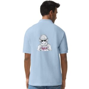 Autism Acceptance Hoods Up Volume Down Lights Out2 Gildan Unisex 50/50 Jersey Polo