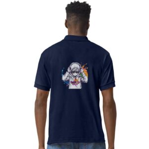 Autism Acceptance Hoods Up Volume Down Lights Out3 Gildan Unisex 50/50 Jersey Polo