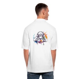 Autism Acceptance Hoods Up Volume Down Lights Out6 Gildan Unisex 50/50 Jersey Polo