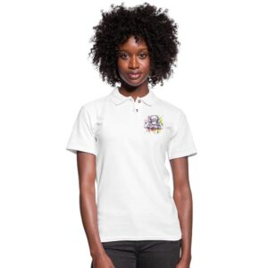 Autism Awareness Hoods Up Volume Down Lights Out 3 Women's Pique Polo Shirt