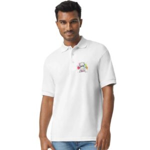 Autism Awareness Hoods Up Volume Down Lights Out 5 Gildan Unisex 50/50 Jersey Polo
