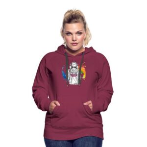 Autism Acceptance Hoods Up Volume Down Lights Out7 Women's Premium Hoodie
