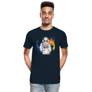 Autism Acceptance Hoods Up Volume Down Lights Out1 Men's Premium Organic T-Shirt