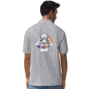 Autism Acceptance Hoods Up Volume Down Lights Out6 Gildan Unisex 50/50 Jersey Polo