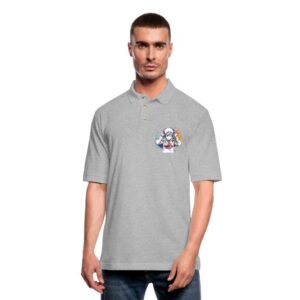 Hoods Up Volume Down Lights Out Autism Awareness 1 Men's Pique Polo Shirt