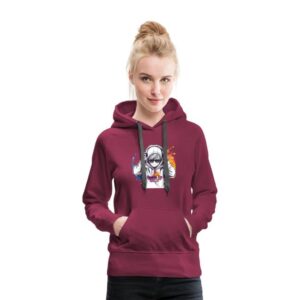 Autism Awareness Hoods Up Volume Down Lights Out 4 Women's Premium Hoodie