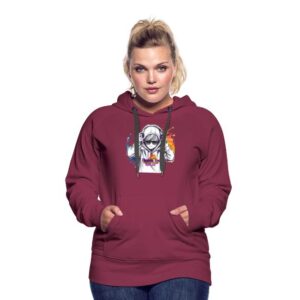 Autism Acceptance Hoods Up Volume Down Lights Out4 Women's Premium Hoodie