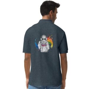 Autism Acceptance Hoods Up Volume Down Lights Out1 Gildan Unisex 50/50 Jersey Polo