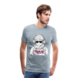 Hoods Up, Volume Down, Lights Out Design #6 Men's Premium T-Shirt