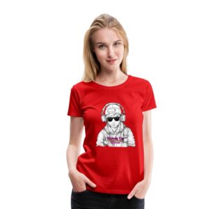 Hoods Up, Volume Down, Lights Out Design #6 Women's Premium T-Shirt