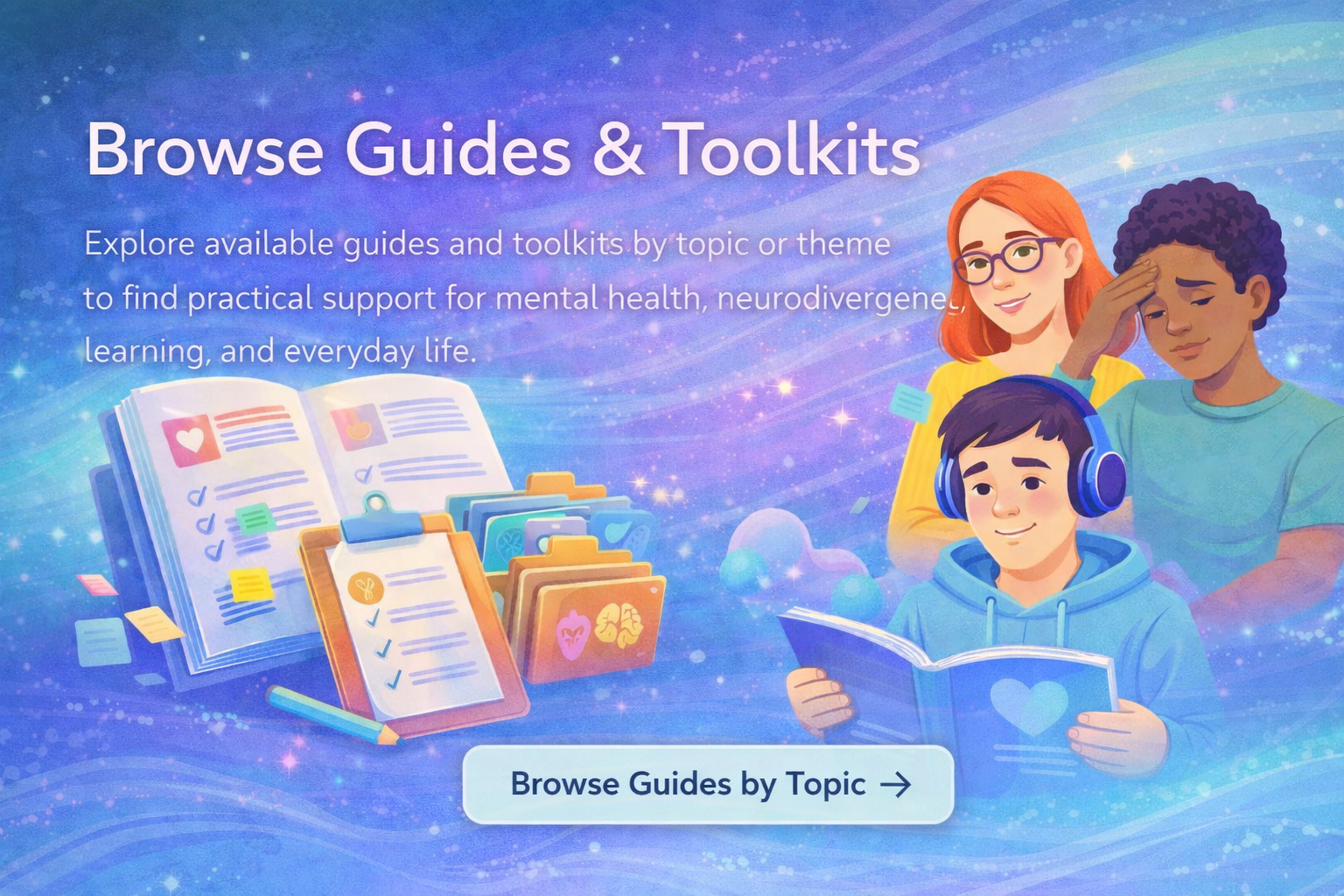 Browse Guides & Toolkits banner