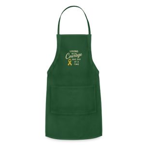 Living With Courage One Day At A Time Adjustable Apron