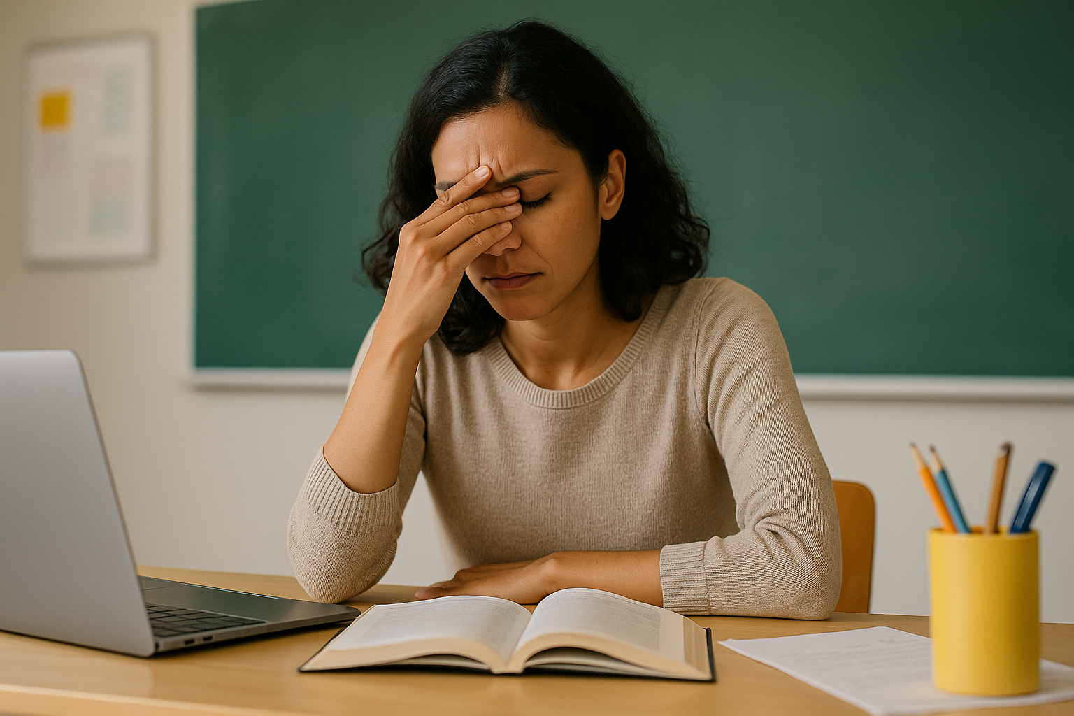Teacher Burnout — Mental Health banner