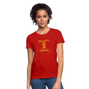 Walk With Courage Women's T-Shirt