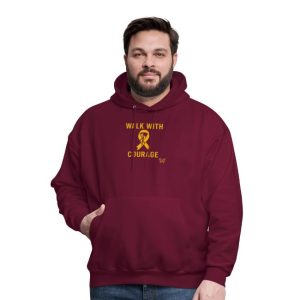 Walk With Courage Men's Hoodie