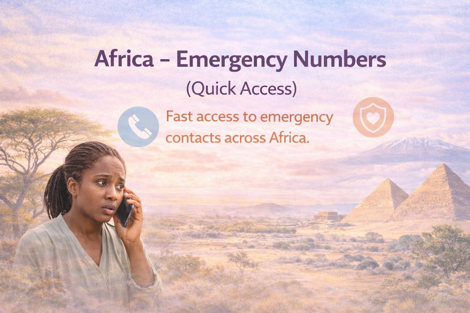 Africa – Emergency Numbers (Quick Access) banner