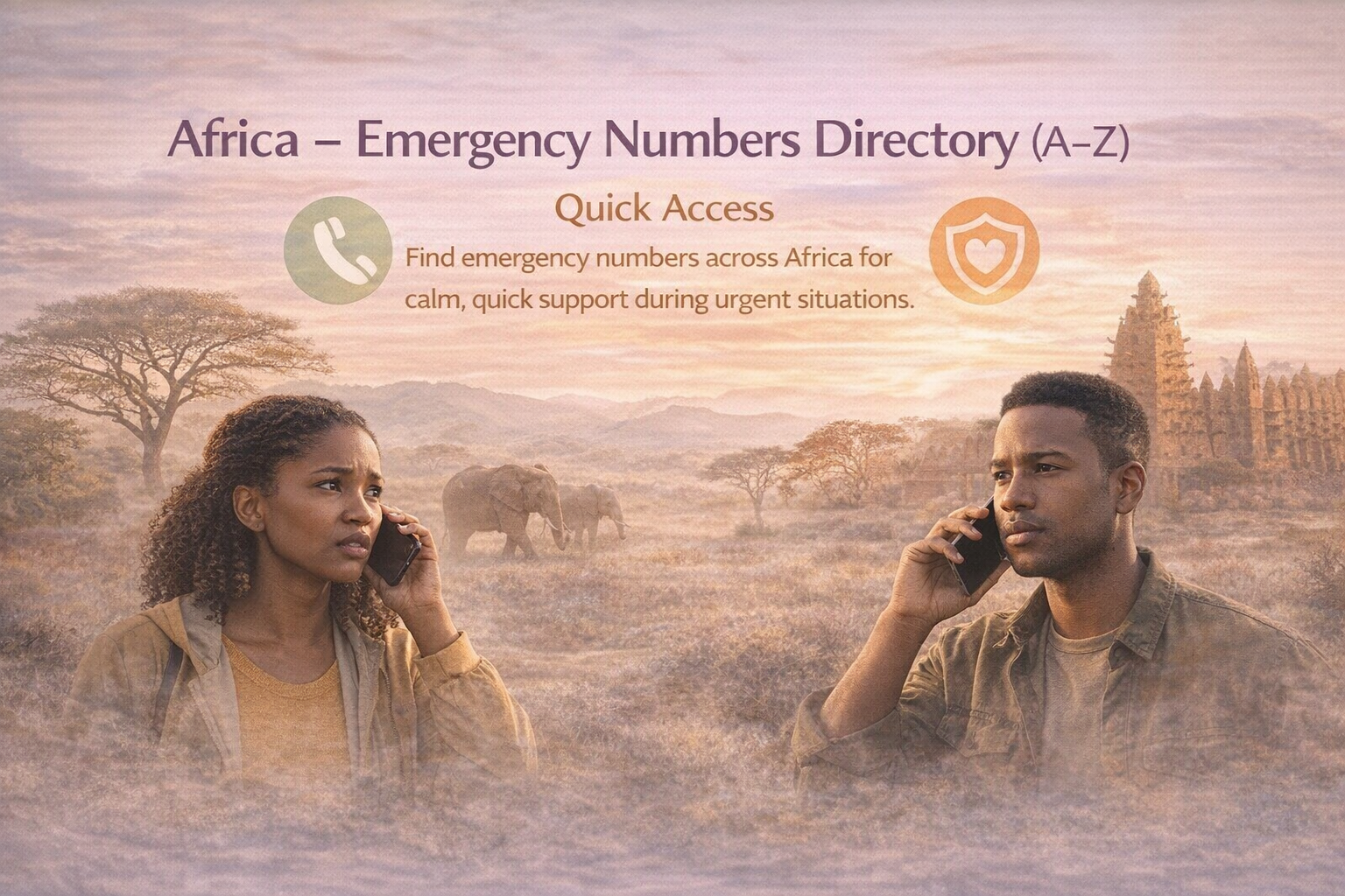 Africa – Emergency Numbers Directory (A–Z) banner