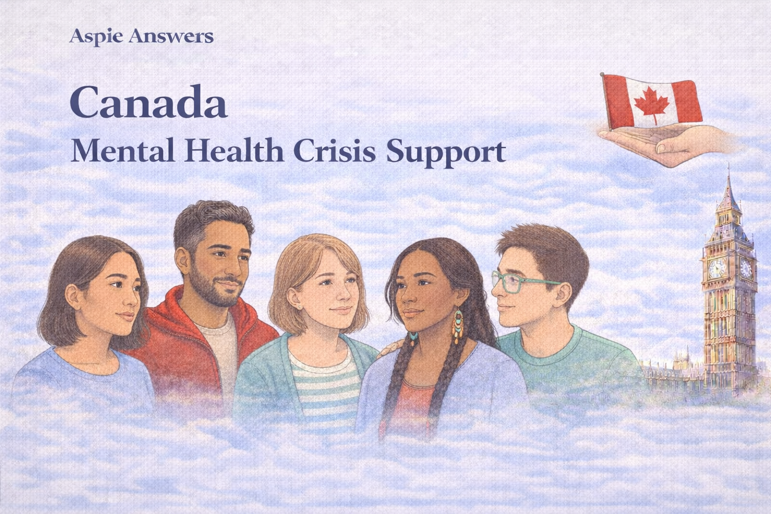 Canada mental health crisis support banner