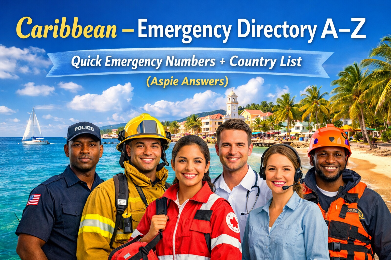 Caribbean – Emergency Directory A–Z banner