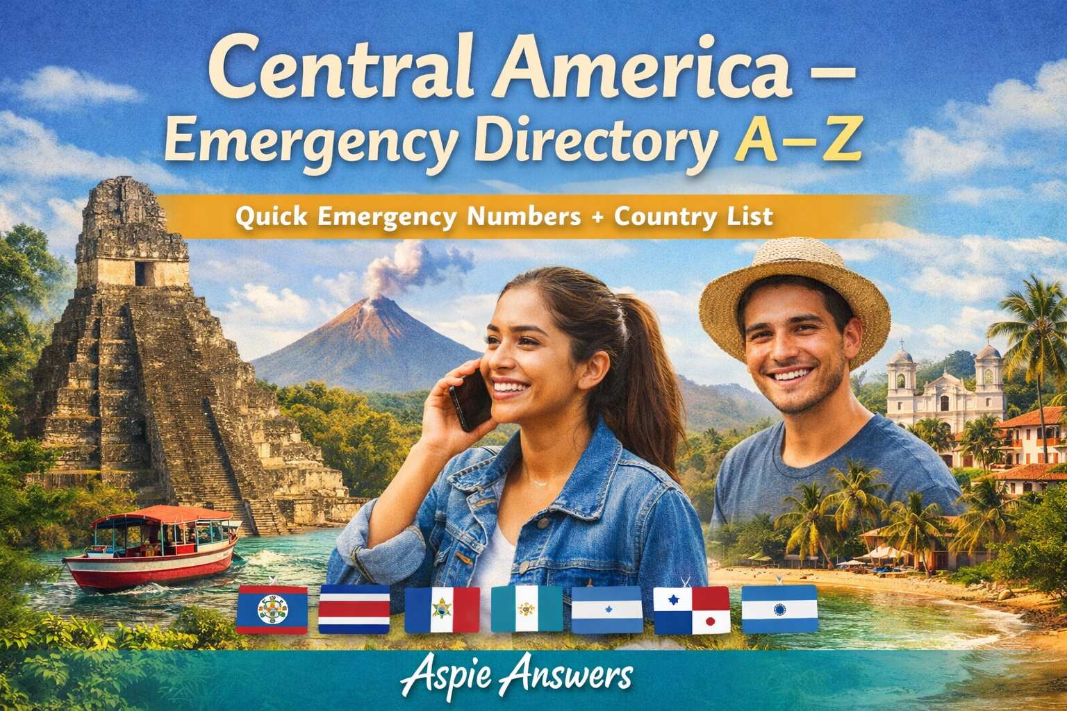 Central America – Emergency Directory A–Z banner