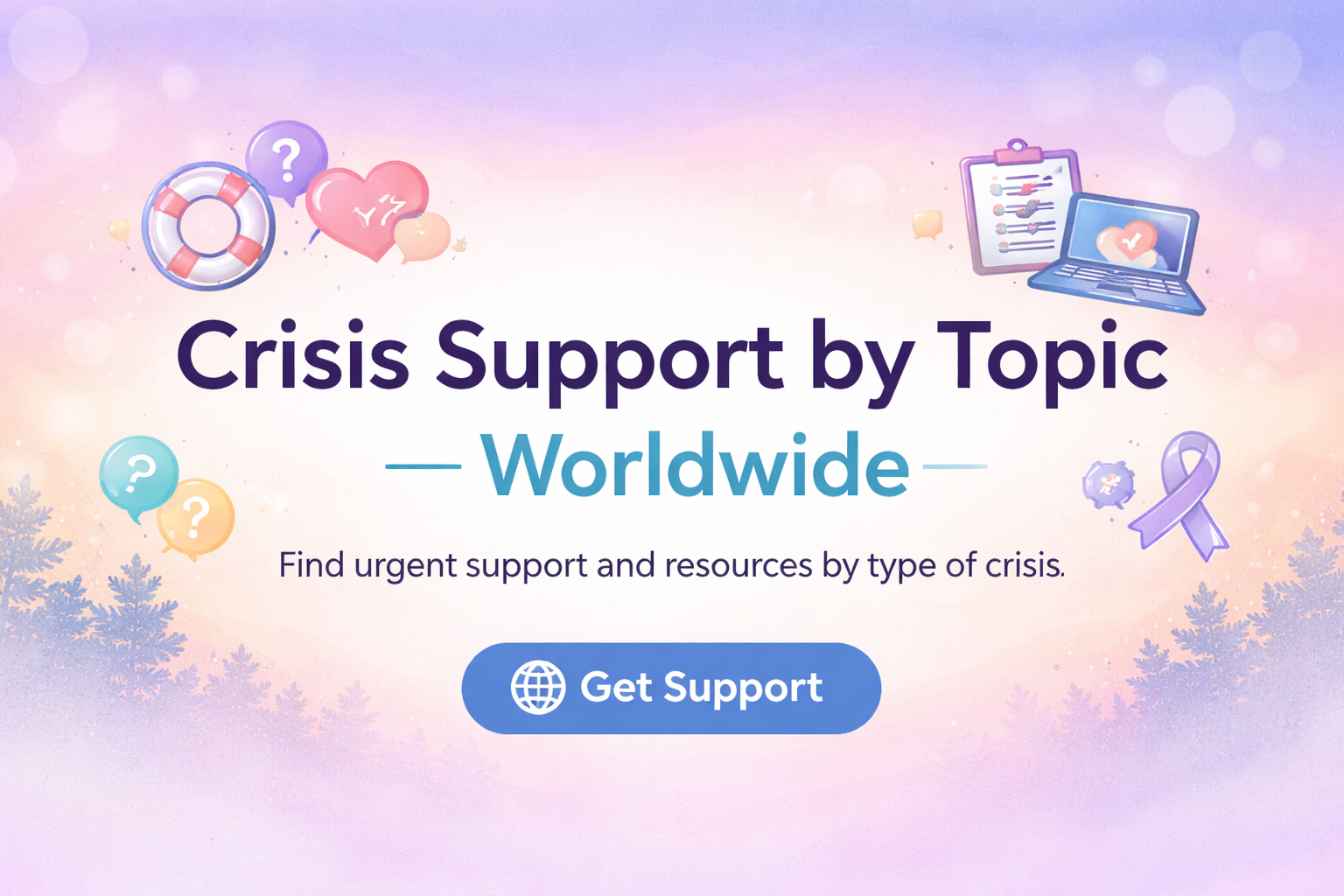 Crisis Support by Topic Worldwide