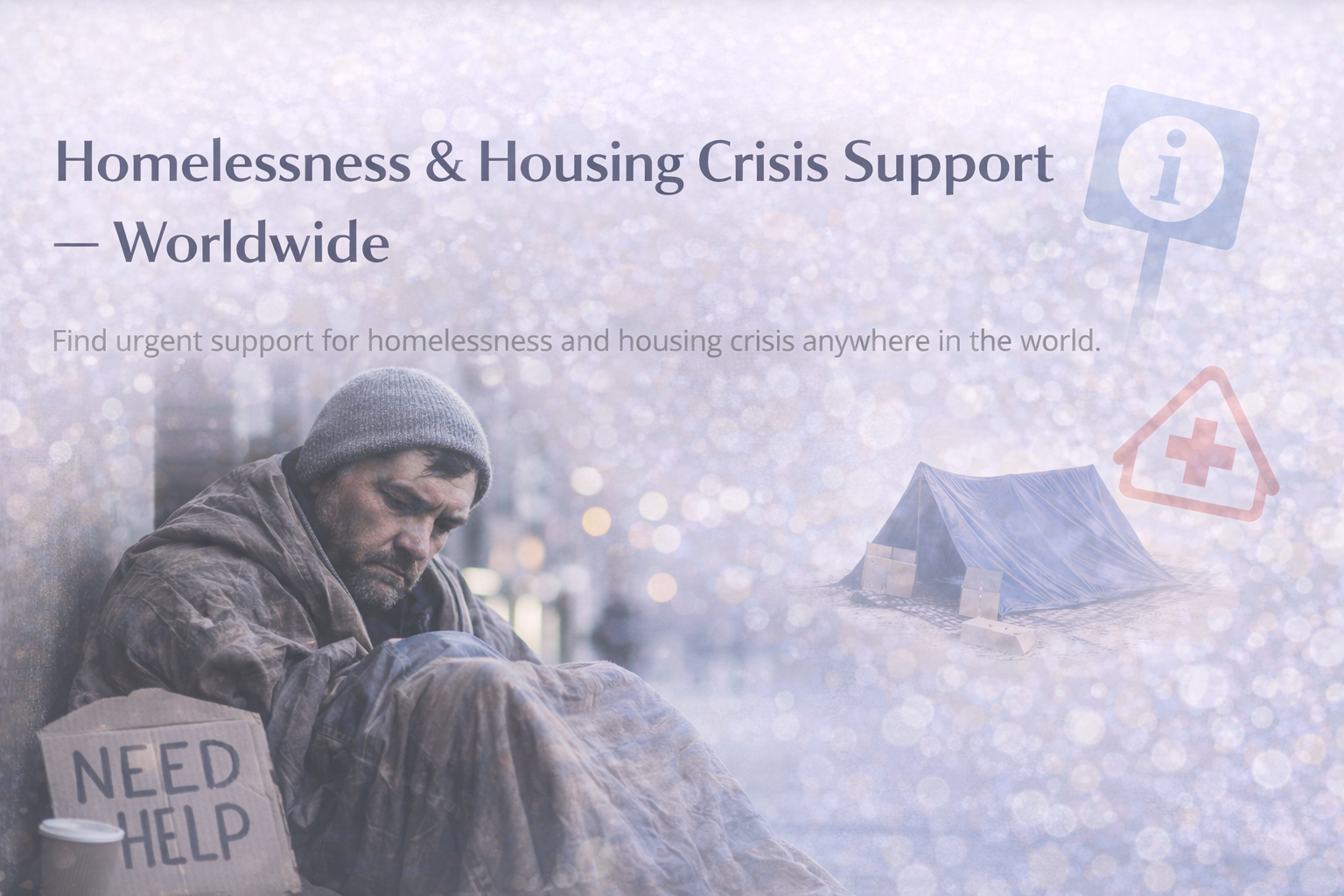Homelessness and Housing Crisis Support Worldwide