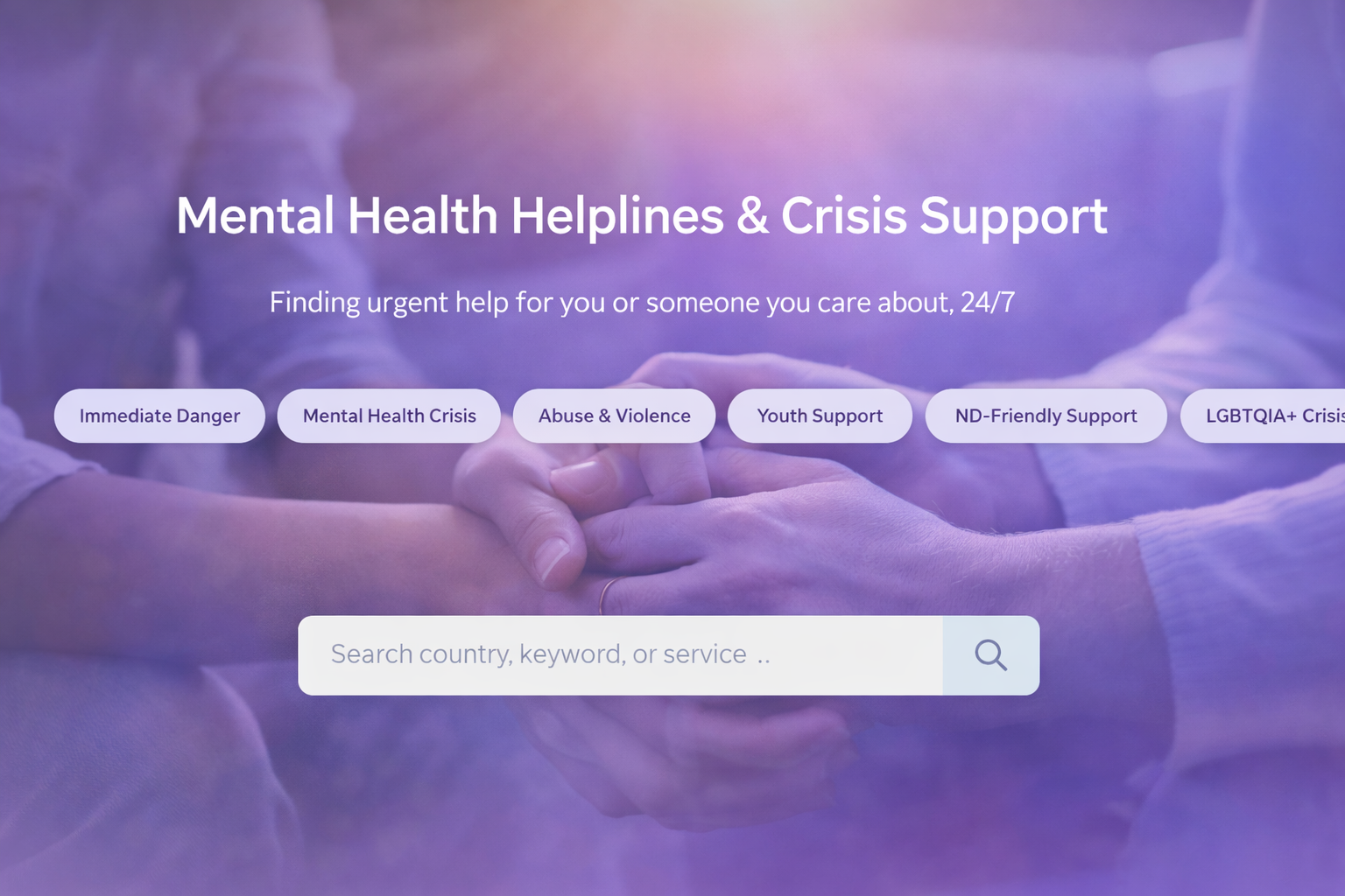 Mental Health Helplines and Crisis Support banner – Aspie Answers