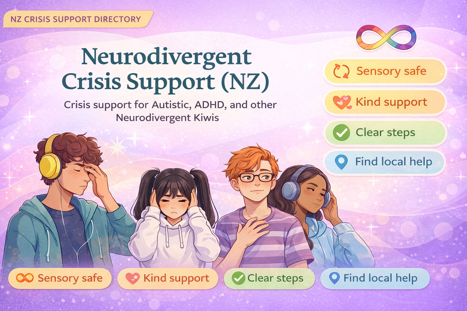 Neurodivergent Crisis Support NZ banner