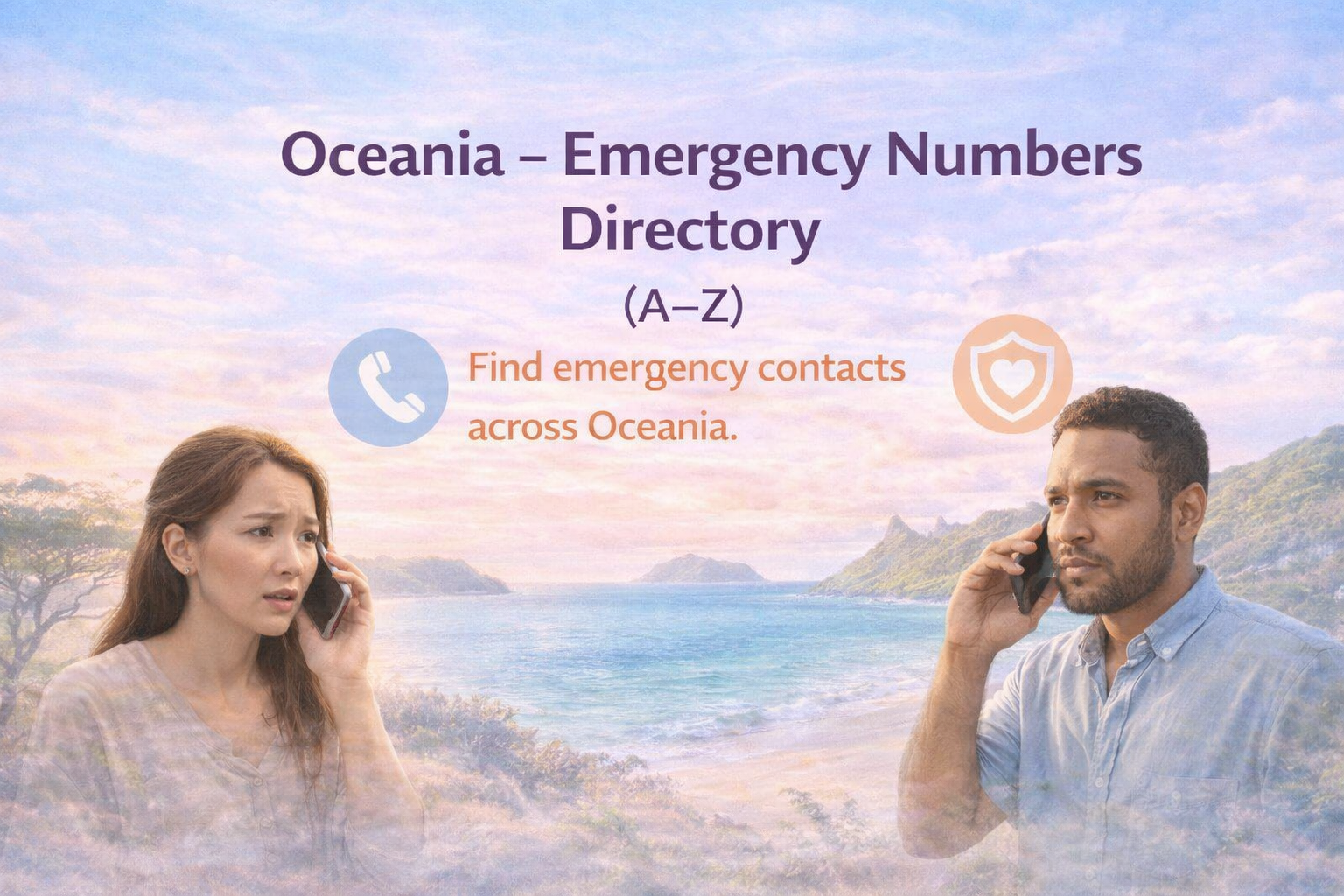 Oceania – Emergency Numbers Directory (A–Z) | Aspie Answers
