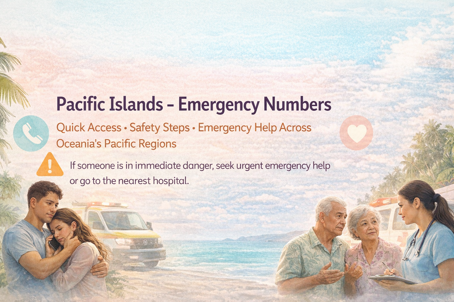 Pacific Islands Emergency Numbers (Quick Access) - Aspie Answers