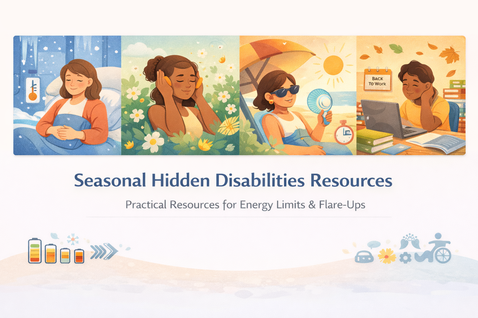 Seasonal Hidden Disabilities Resources banner