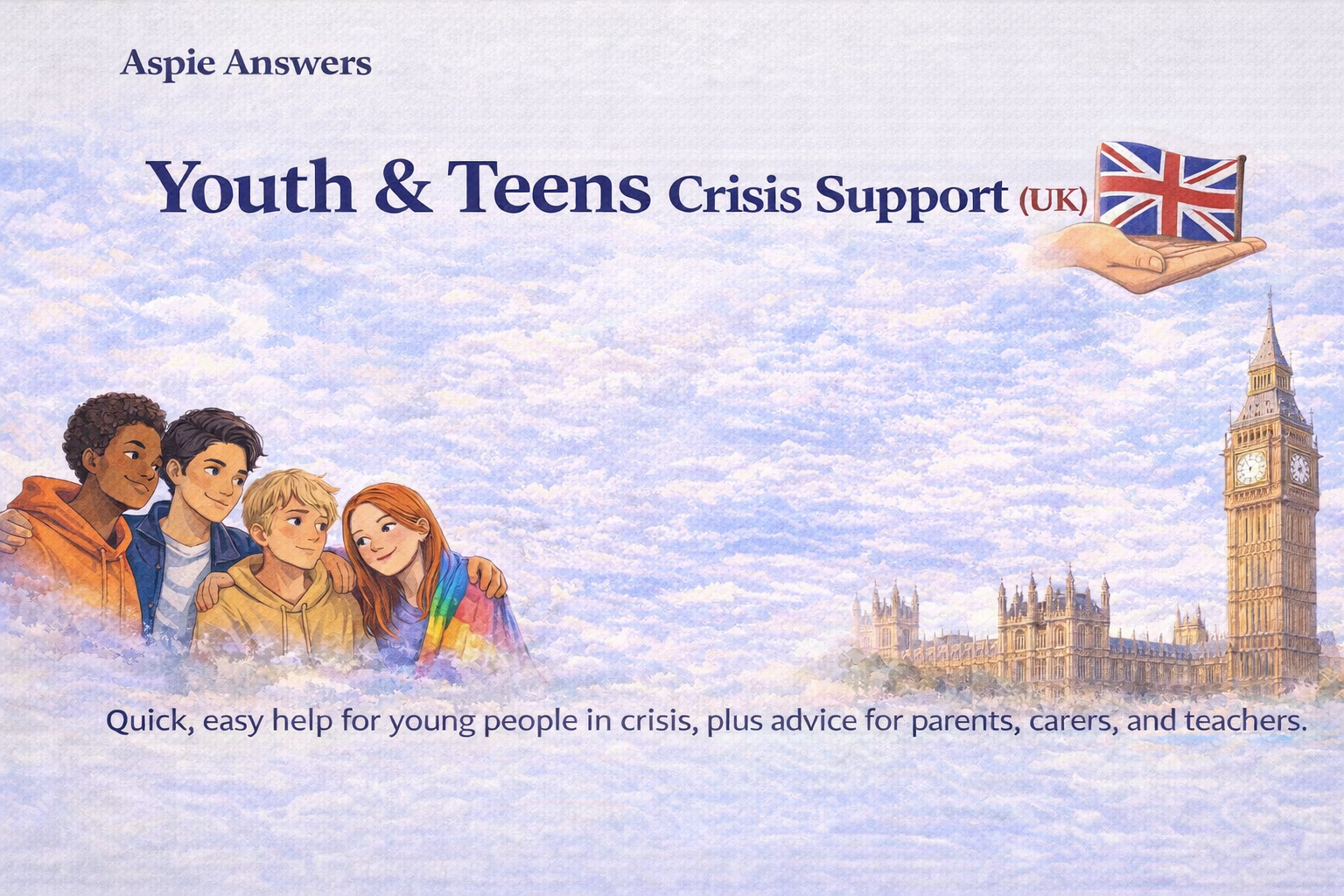 Youth & Teens Crisis Support UK banner