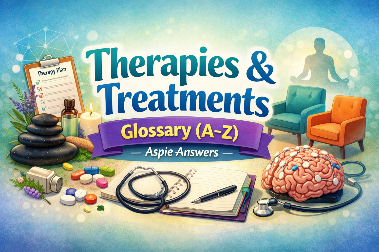 Therapies & Treatments Glossary (A–Z) banner