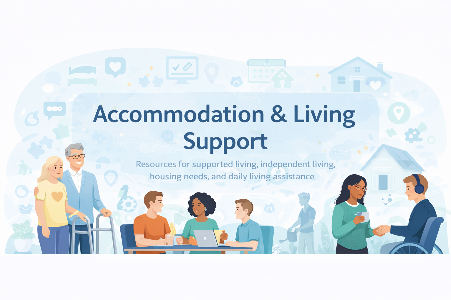 Accommodation and living support for neurodivergent people and people with disabilities