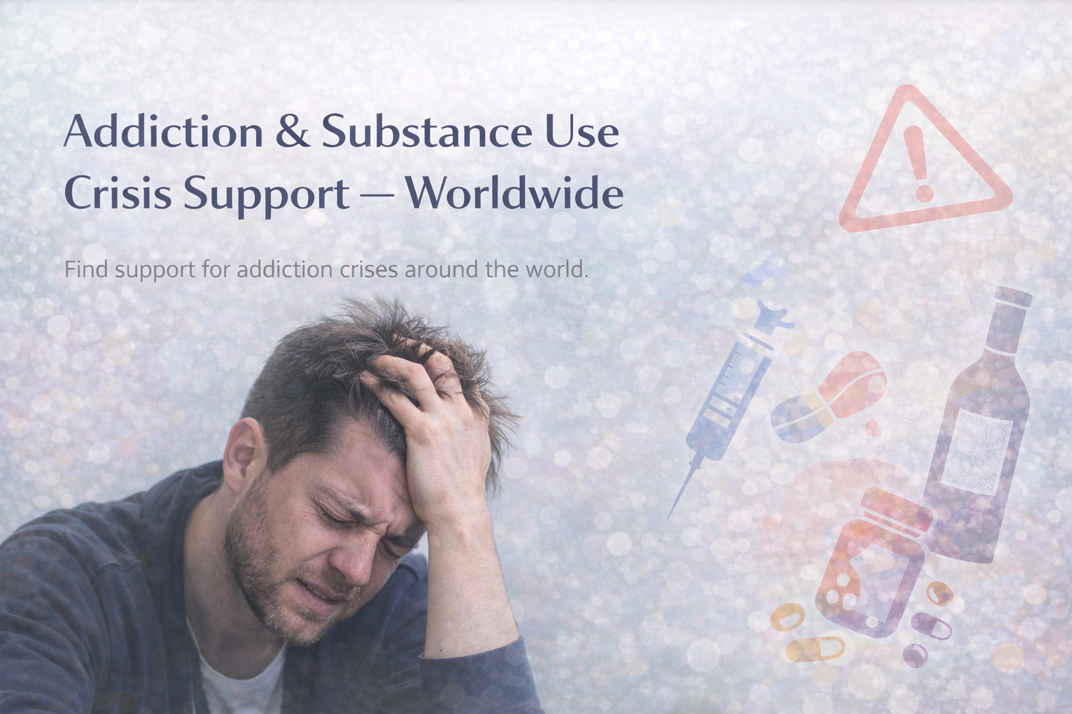 Addiction & Substance Use Crisis Support Worldwide
