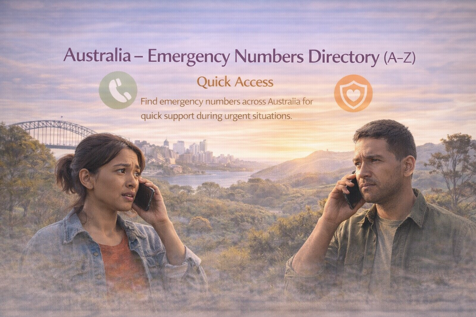 Australia – Emergency Numbers Directory (Quick Access) – Aspie Answers banner