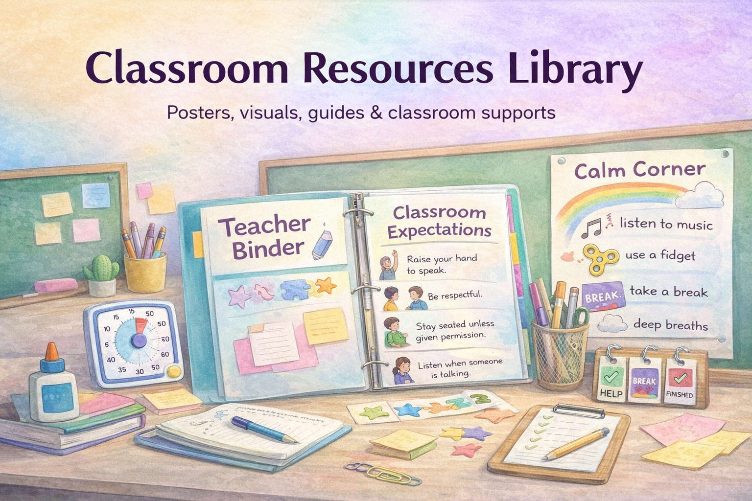 Classroom Resources Library banner