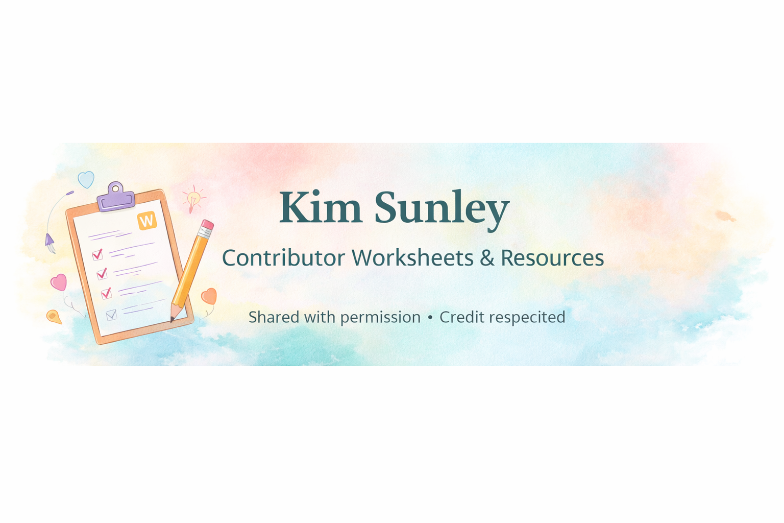 Kim Sunley Contributor Page Banner