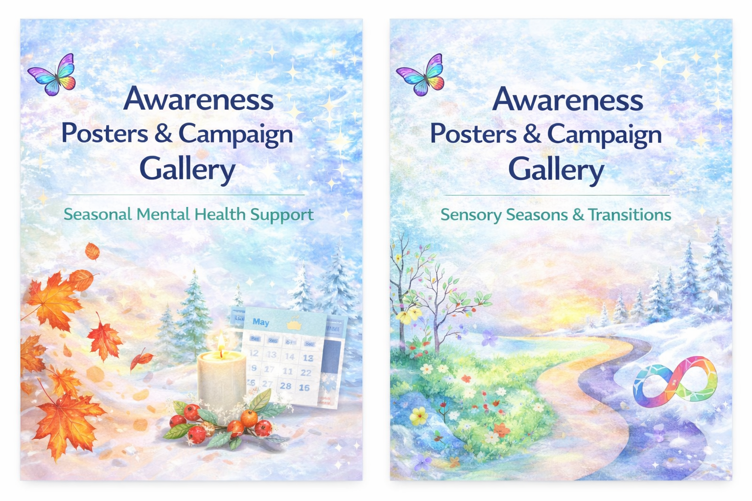 Seasonal support graphics