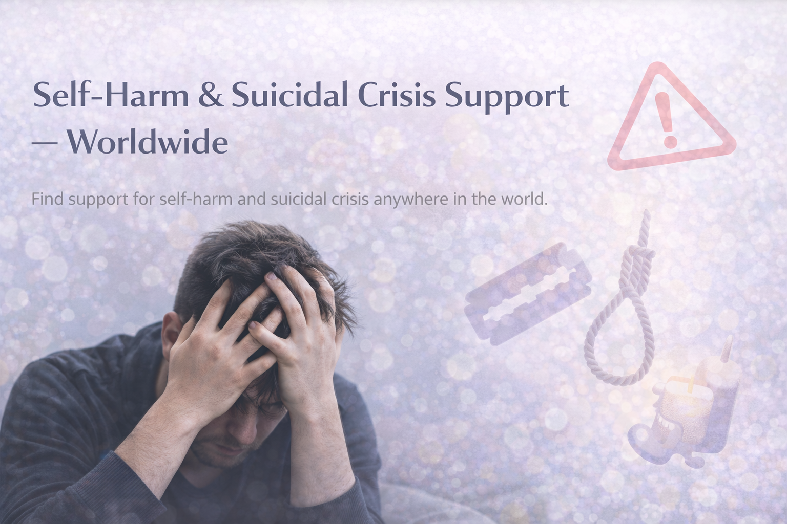 Self Harm and Suicidal Crisis Support Worldwide