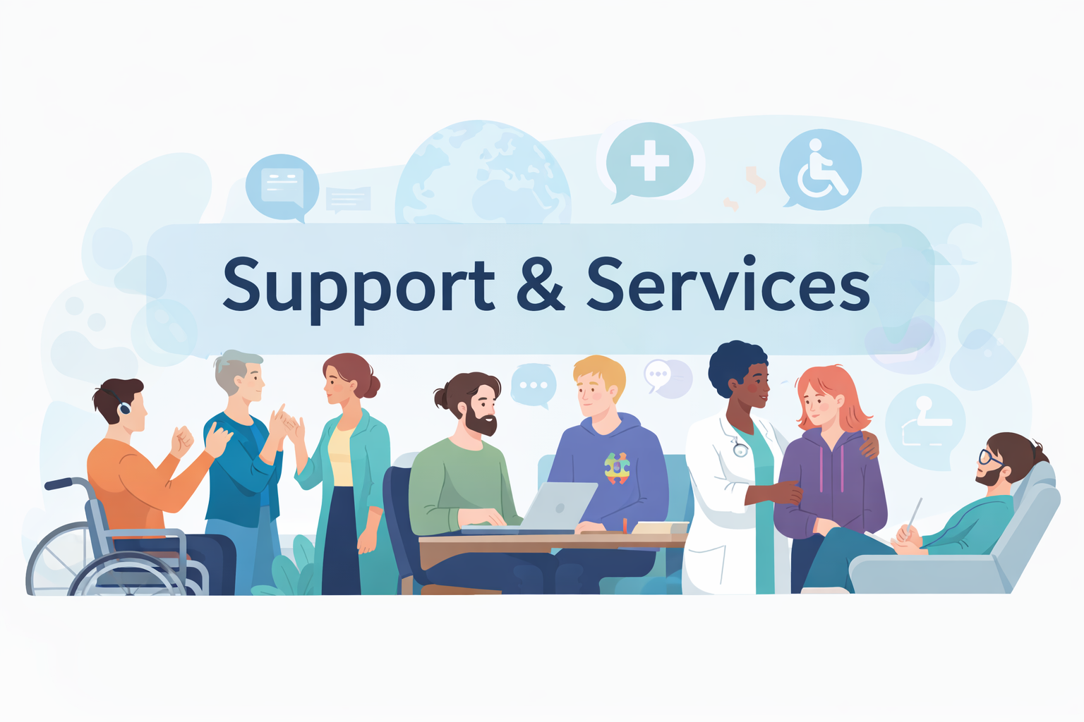 Support & Services - Practical support options for neurodivergent support, disability and wellbeing.
